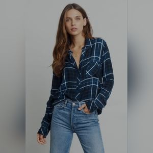 Rails Hunter Button Up Shirt - Size S
